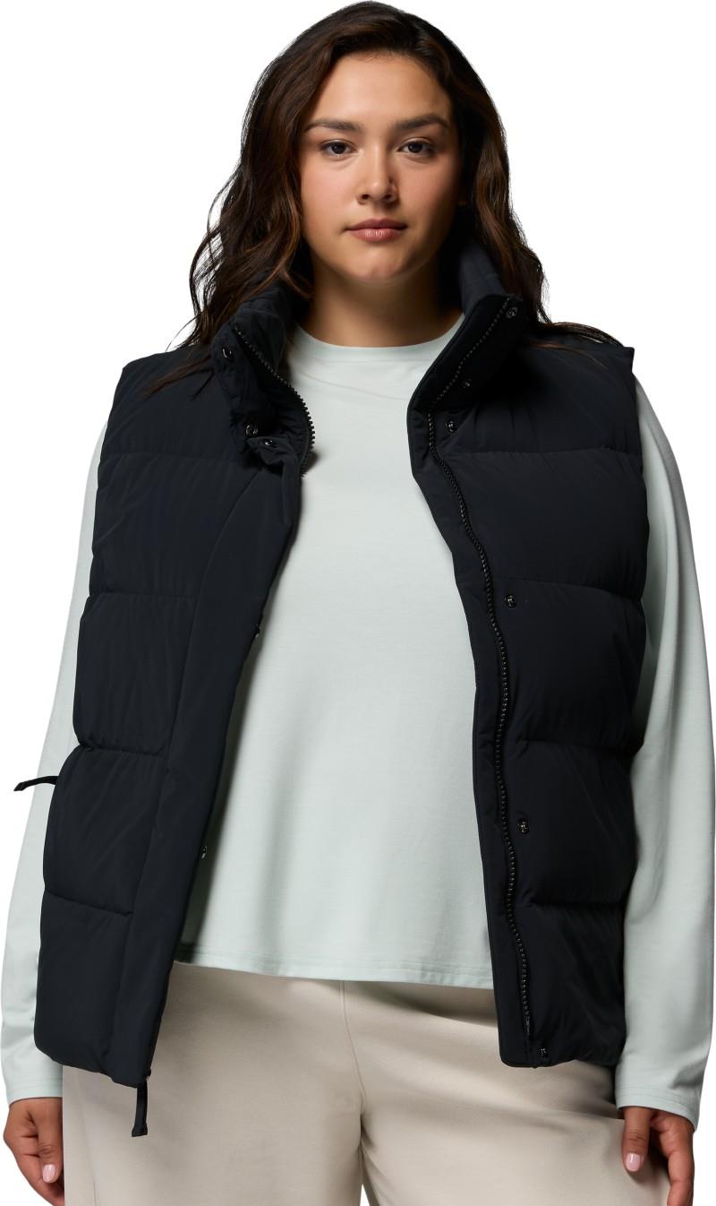 Amaze Puff Vest, Extended - Womens - black 1