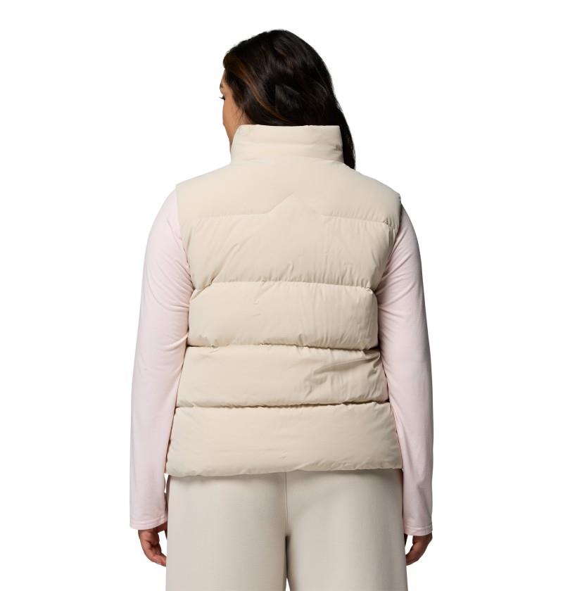Amaze Puff Vest, Extended - Womens - dark stone 1