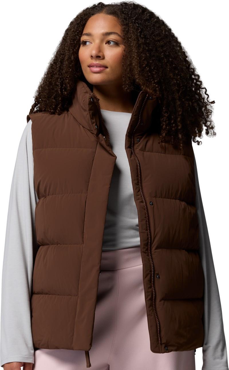 Amaze Puff Vest, Extended - Womens - tobacco 1