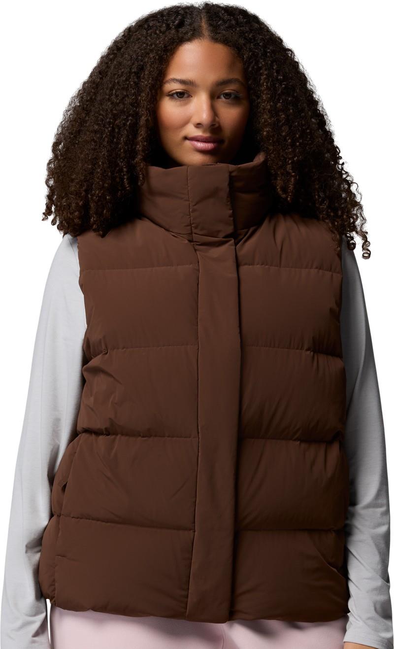 Amaze Puff Vest, Extended - Womens - tobacco 1