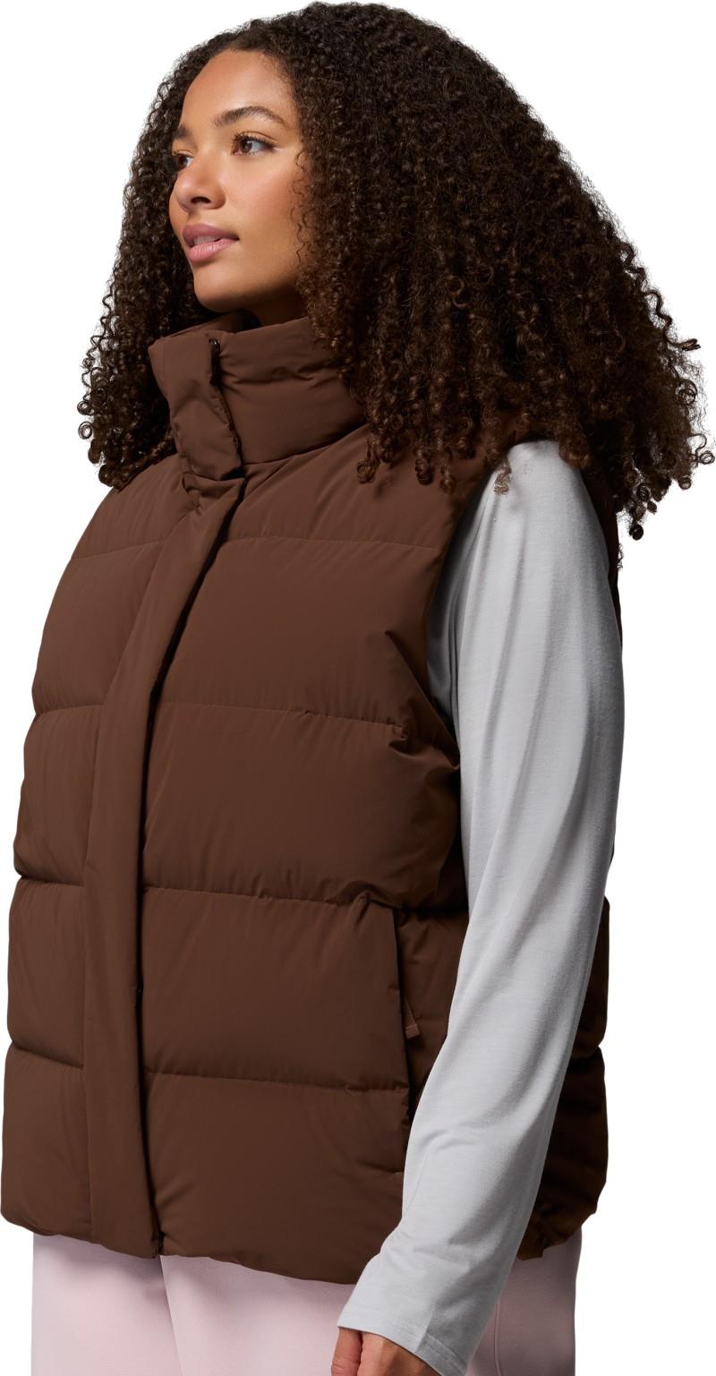 Amaze Puff Vest, Extended - Womens - tobacco 1