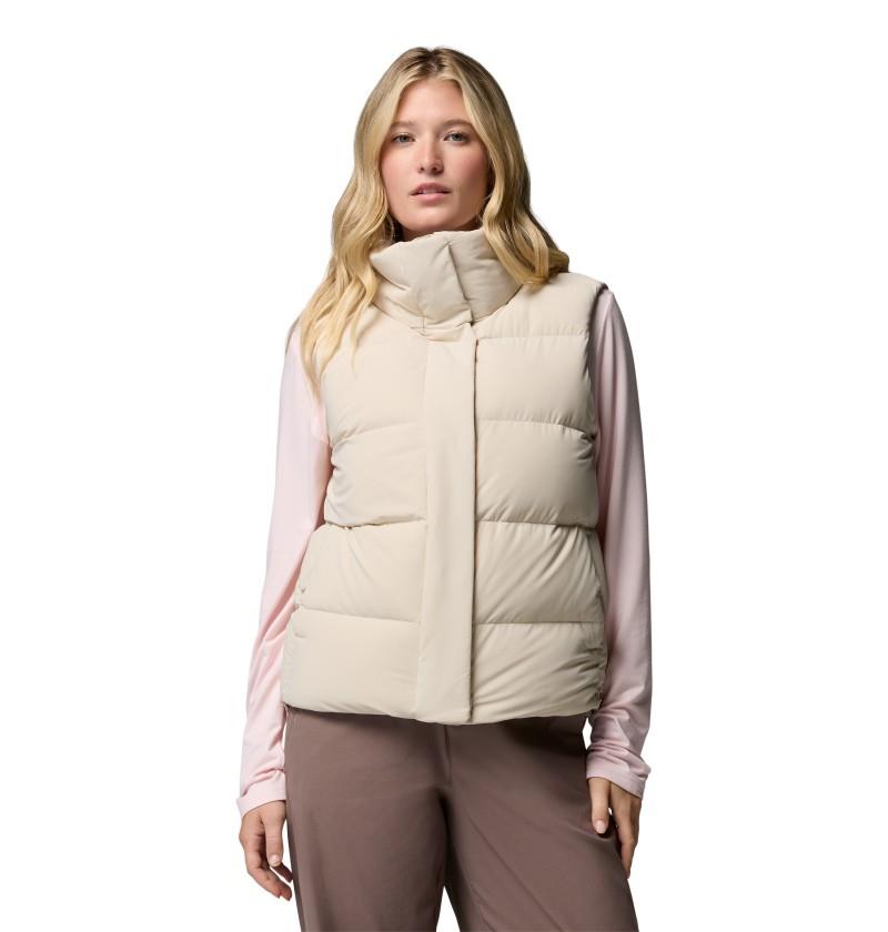 Amaze Puff Vest - Womens - dark stone 1