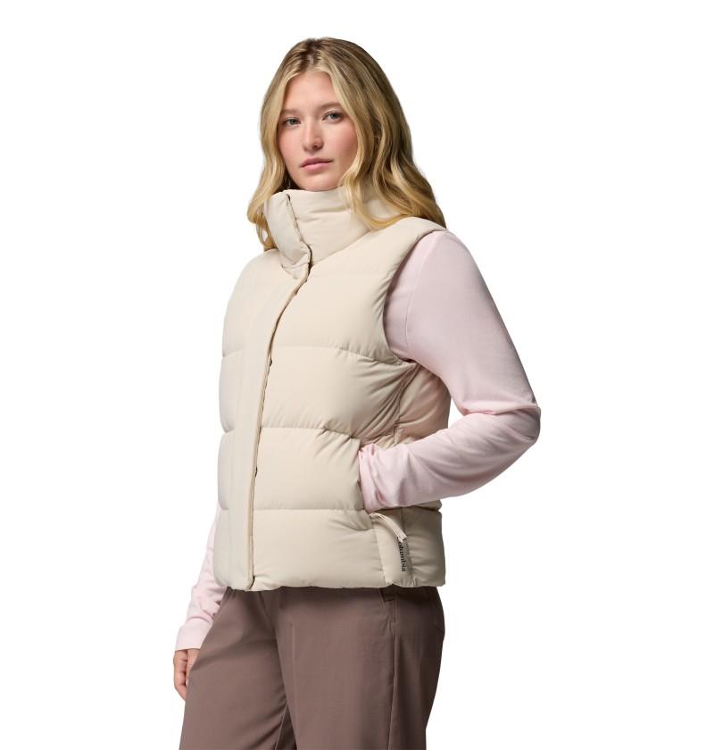 Amaze Puff Vest - Womens - dark stone 1