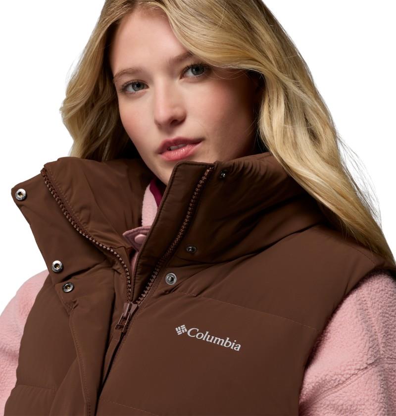 Amaze Puff Vest - Womens - tobacco 1