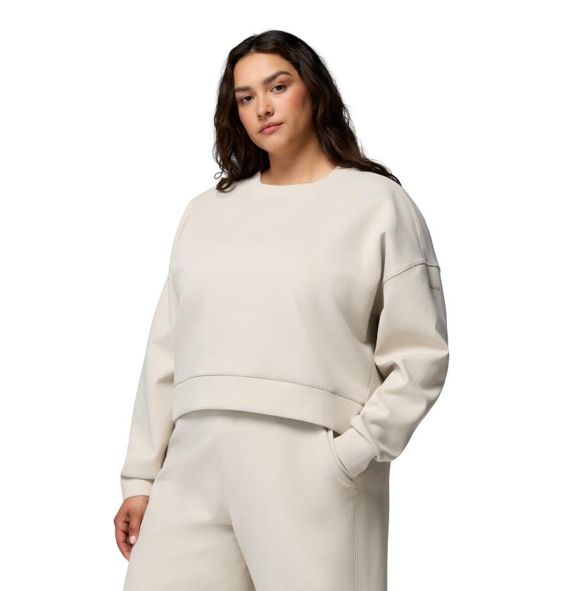Amazesweats Heavyweight Crew, Extended - Womens - dark stone 1