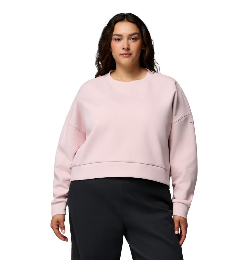 Amazesweats Heavyweight Crew, Extended - Womens - mineral pink 1