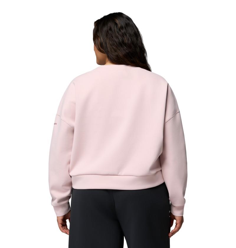 Amazesweats Heavyweight Crew, Extended - Womens - mineral pink 1