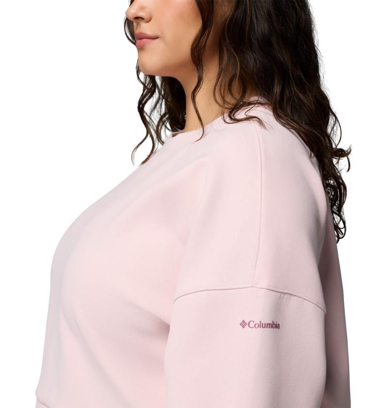 Amazesweats Heavyweight Crew, Extended - Womens - mineral pink 1