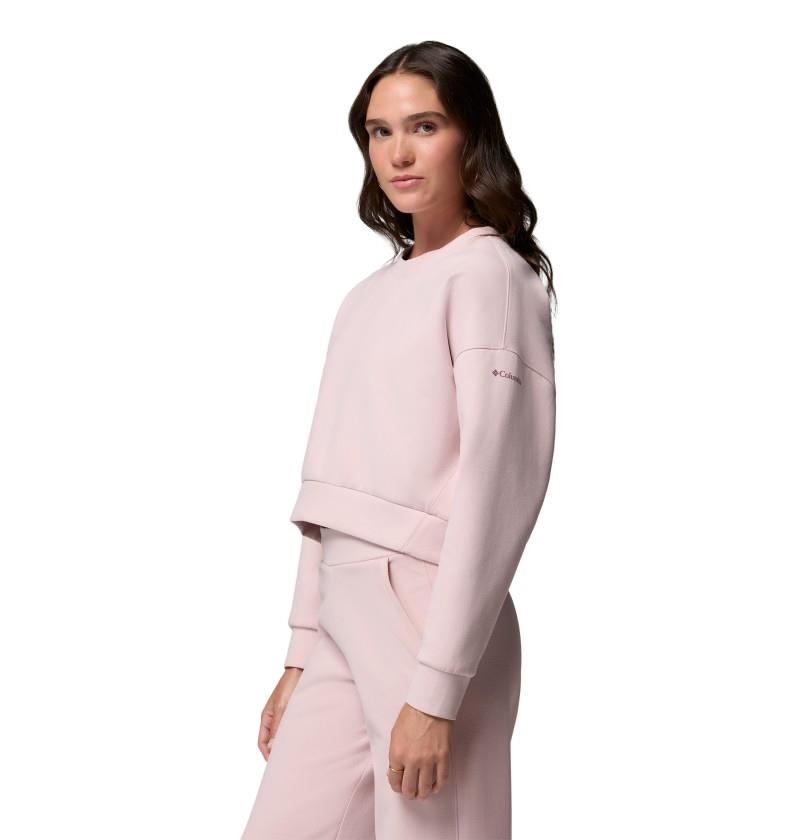 Amazesweats Heavyweight Crew - Womens - mineral pink 1