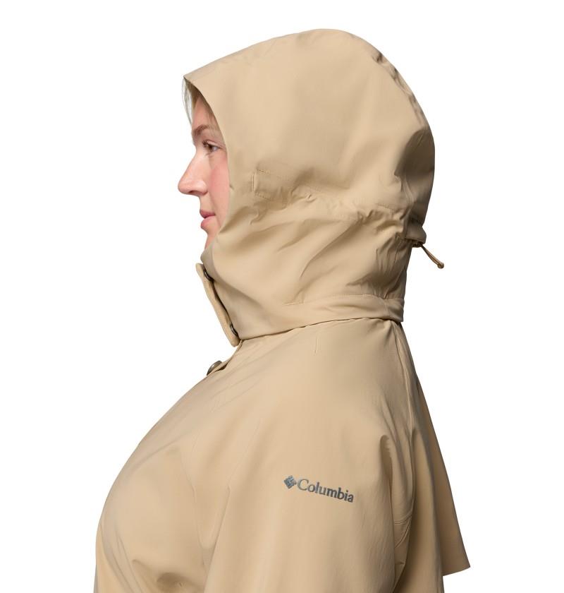 Amazetrench Rain Jacket, Extended - Womens - beach 1