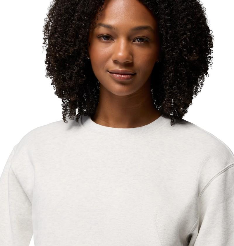 Amber Glow Crew - Womens - sea salt heather 1