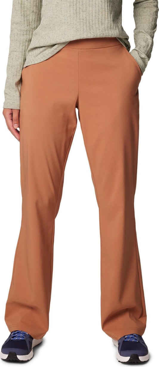 Anytime Bootcut Pants II, Long - Womens - Camel Brown 1