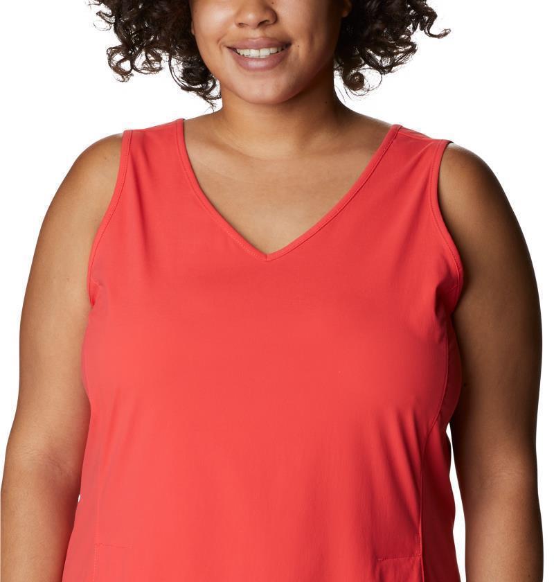 Anytime Casual III Dress, Extended - Red Hibiscus 3