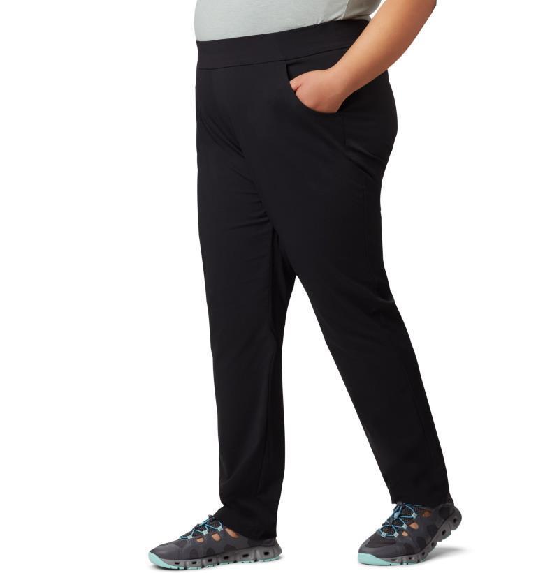 Anytime Casual Pull-On Pants, Reg, Extended - Womens - Black 1