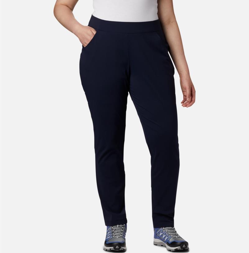 Anytime Casual Pull-On Pants, Reg, Extended - Womens - Dark Nocturnal 1