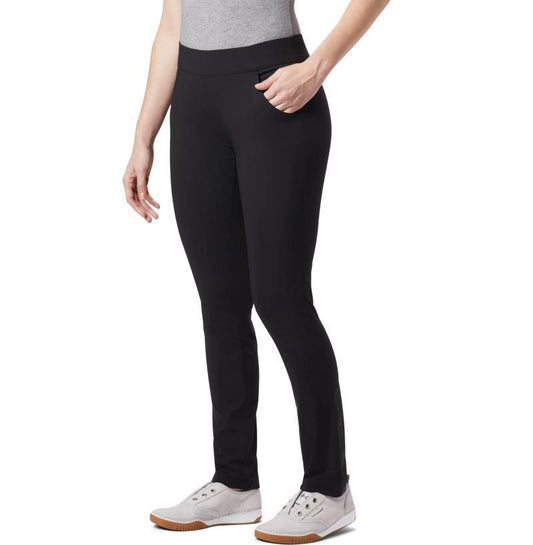 Anytime Casual Pull-On Pants, Reg - Womens - Black 1