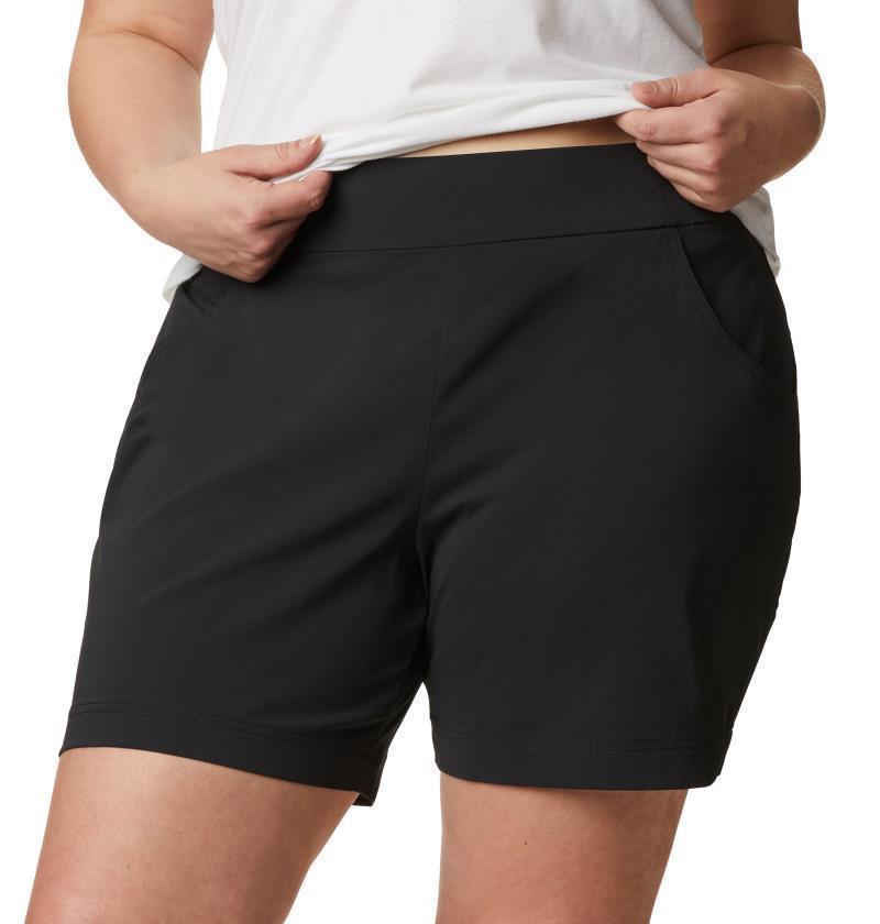Anytime Casual Shorts, 6" Inseam, Extended - Womens - Black 4