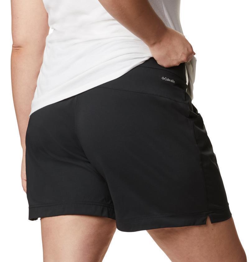 Anytime Casual Shorts, 6" Inseam, Extended - Womens - Black 5