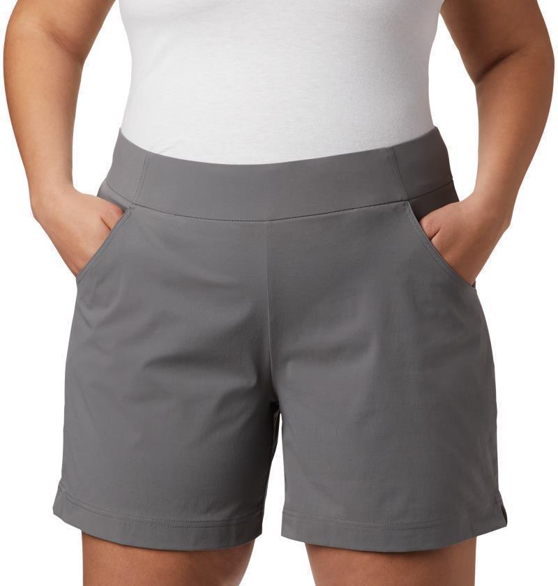 Anytime Casual Shorts, 6" Inseam, Extended - Womens - City Grey 3