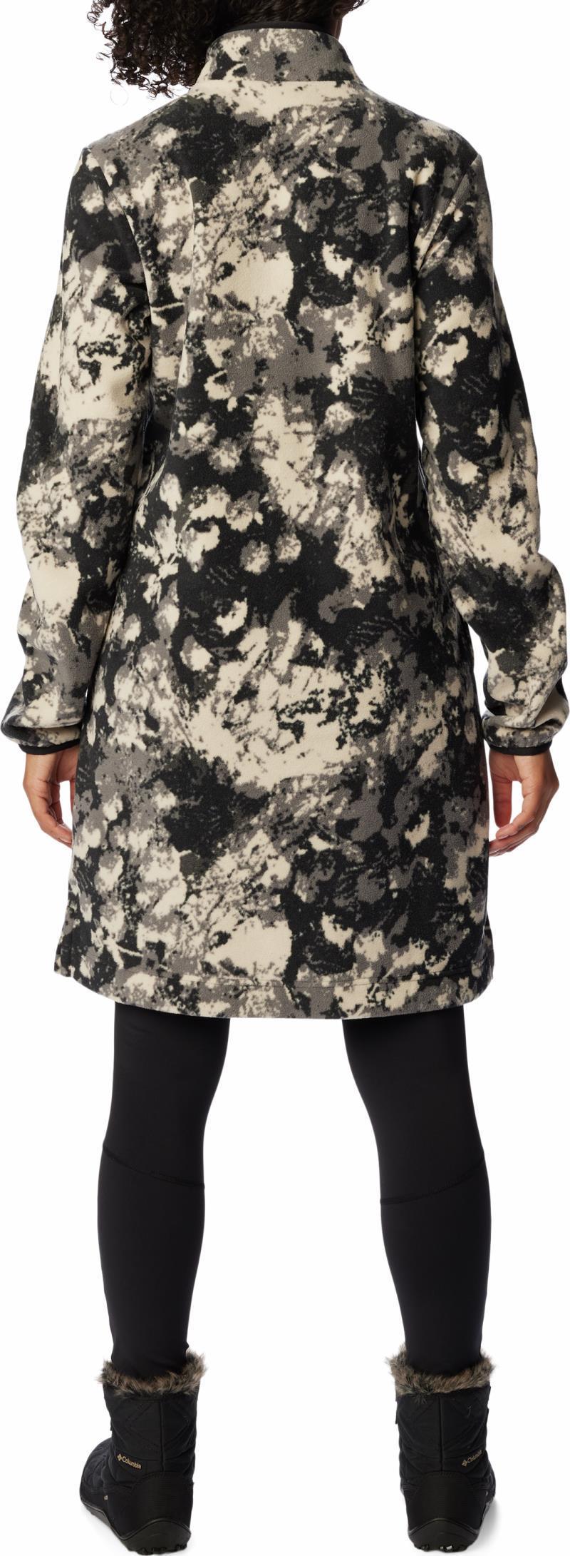 Anytime Fleece Dress - Black Iceblooms 2