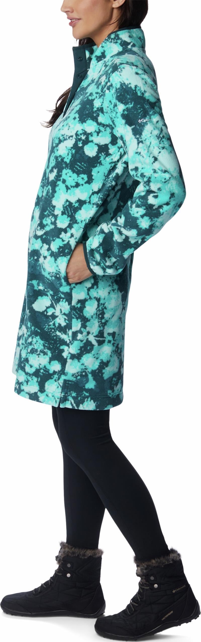Anytime Fleece Dress - Night Wave Iceblooms 4