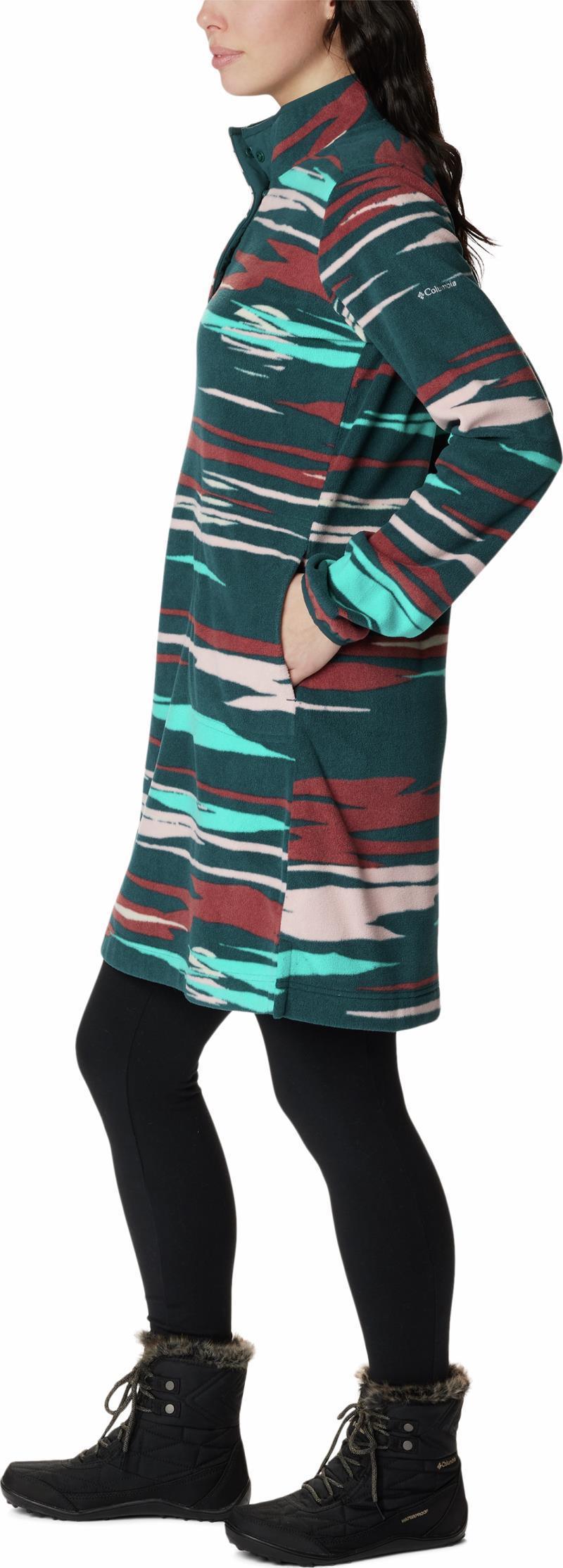 Anytime Fleece Dress - Night Wave Skyscape 3