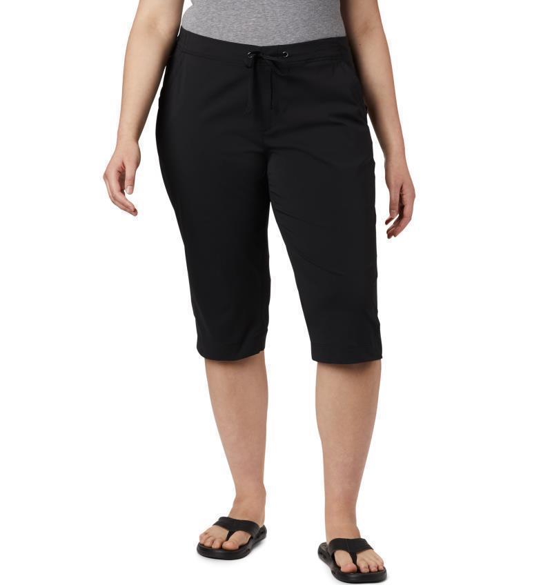 Anytime Outdoor Capris, 18" Inseam, Extended - Womens - Black 1