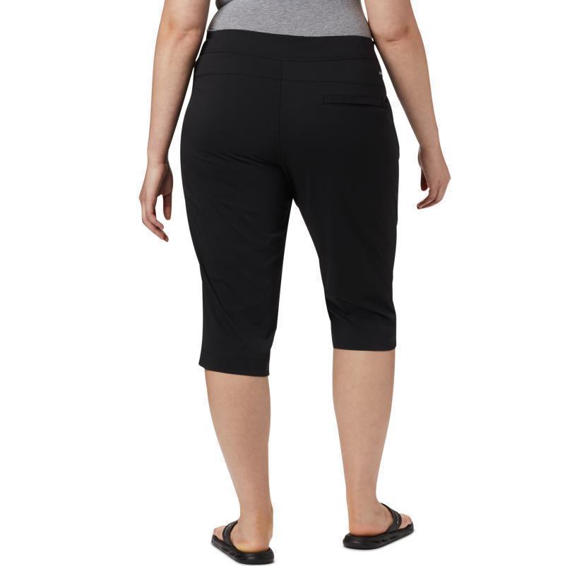 Anytime Outdoor Capris, 18" Inseam, Extended - Womens - Black 4