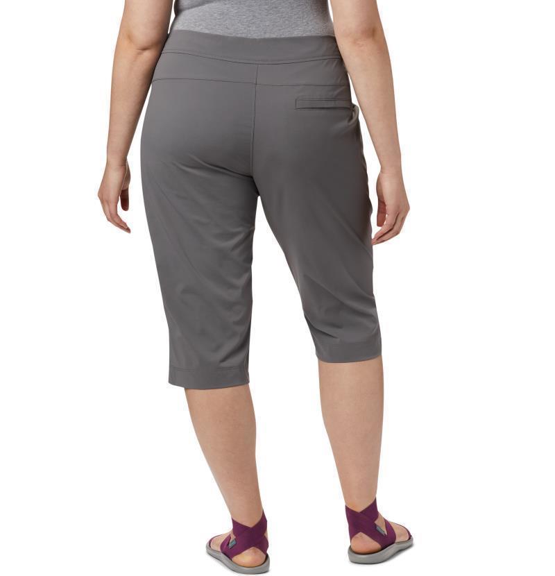 Anytime Outdoor Capris, 18" Inseam, Extended - Womens - City Grey 5