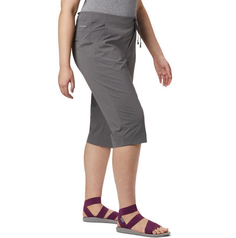 Anytime Outdoor Capris, 18" Inseam, Extended - Womens - City Grey 4