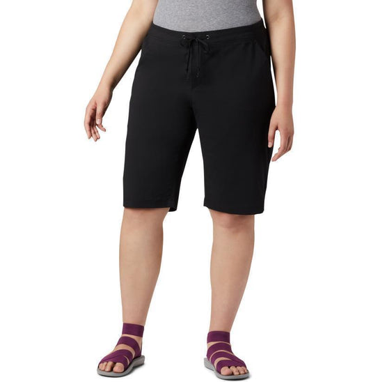 Anytime Outdoor Long Shorts, 13" Inseam, Extended - Womens - Black 1