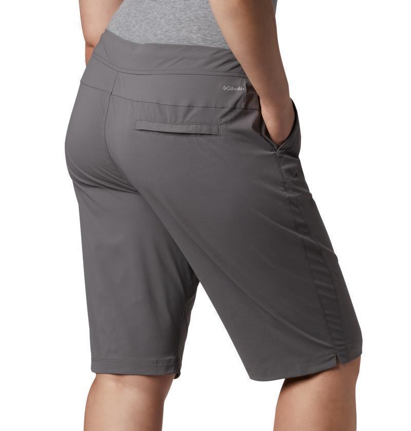 Anytime Outdoor Long Shorts, 13" Inseam, Extended - Womens - City Grey 5