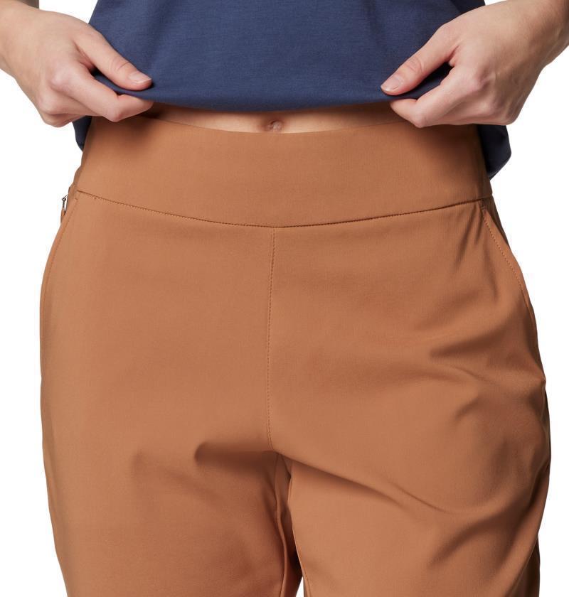 Anytime Pull-On Pants II, Long - Womens - Camel Brown 4