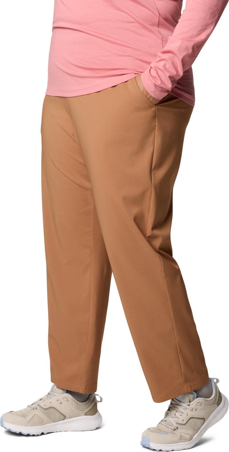 Anytime Pull-On Pants II, Short, Extended - Womens - Camel Brown 2
