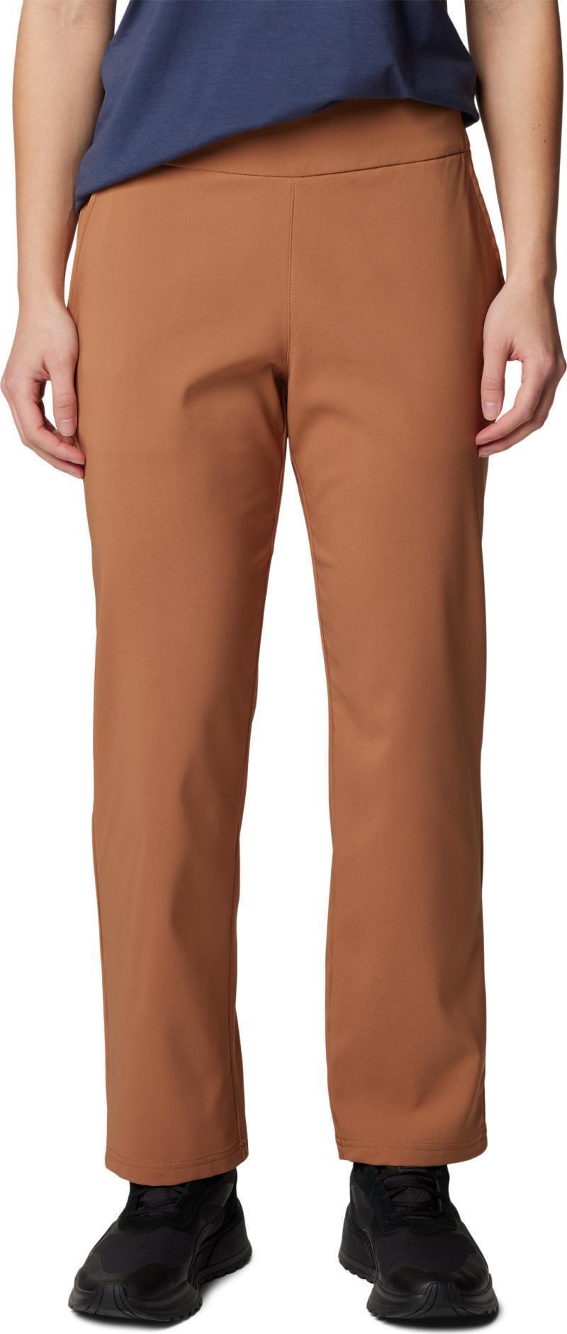 Anytime Pull-On Pants II, Short - Womens - Camel Brown 1