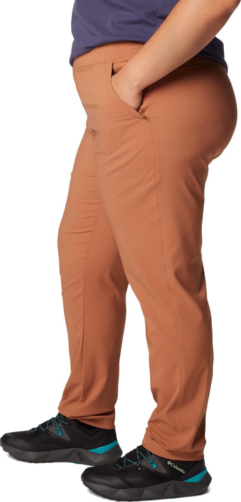 Anytime Slim Pull-On Pants II, Reg, Extended - Womens - Camel Brown 2