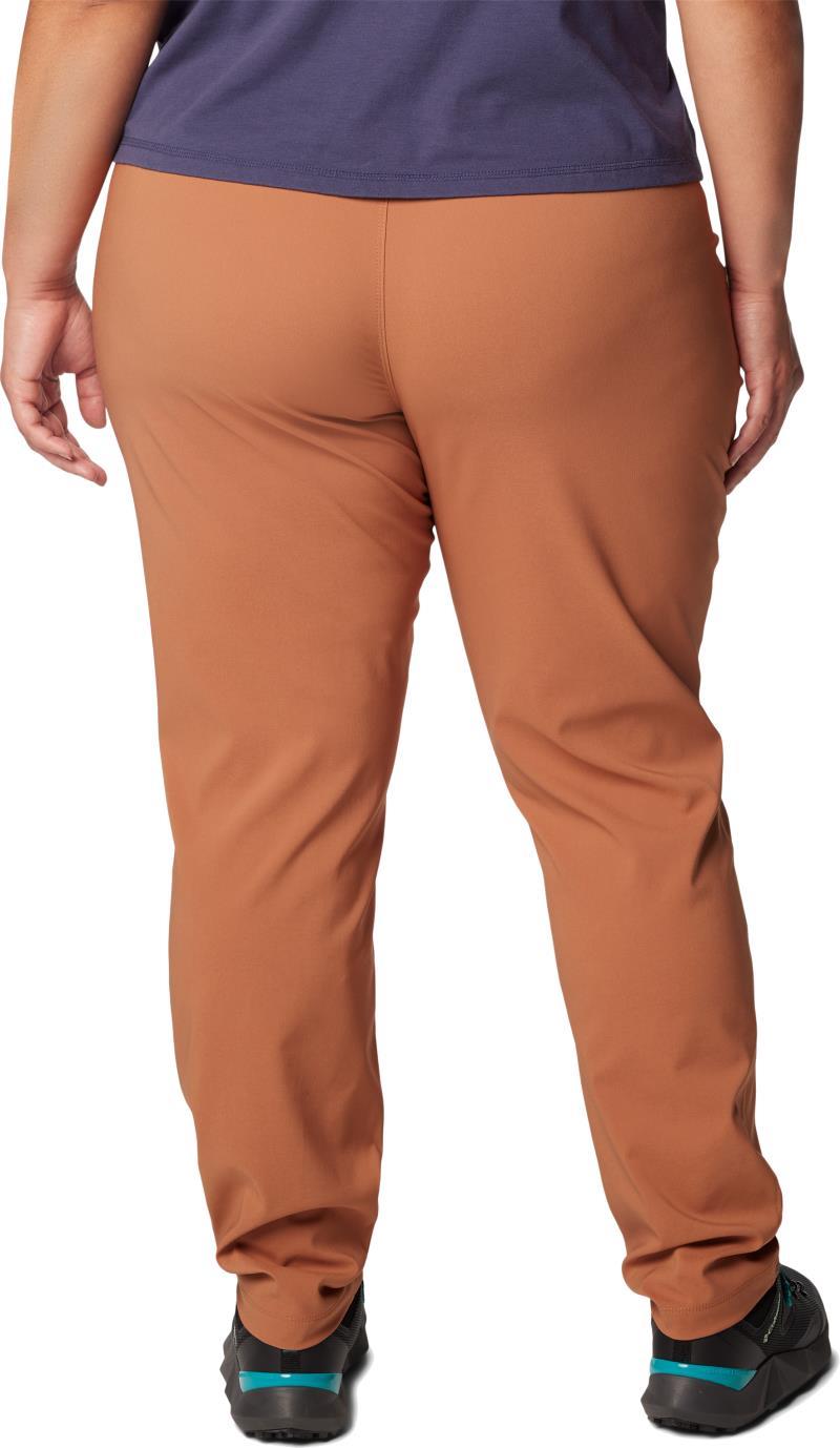 Anytime Slim Pull-On Pants II, Reg, Extended - Womens - Camel Brown 3