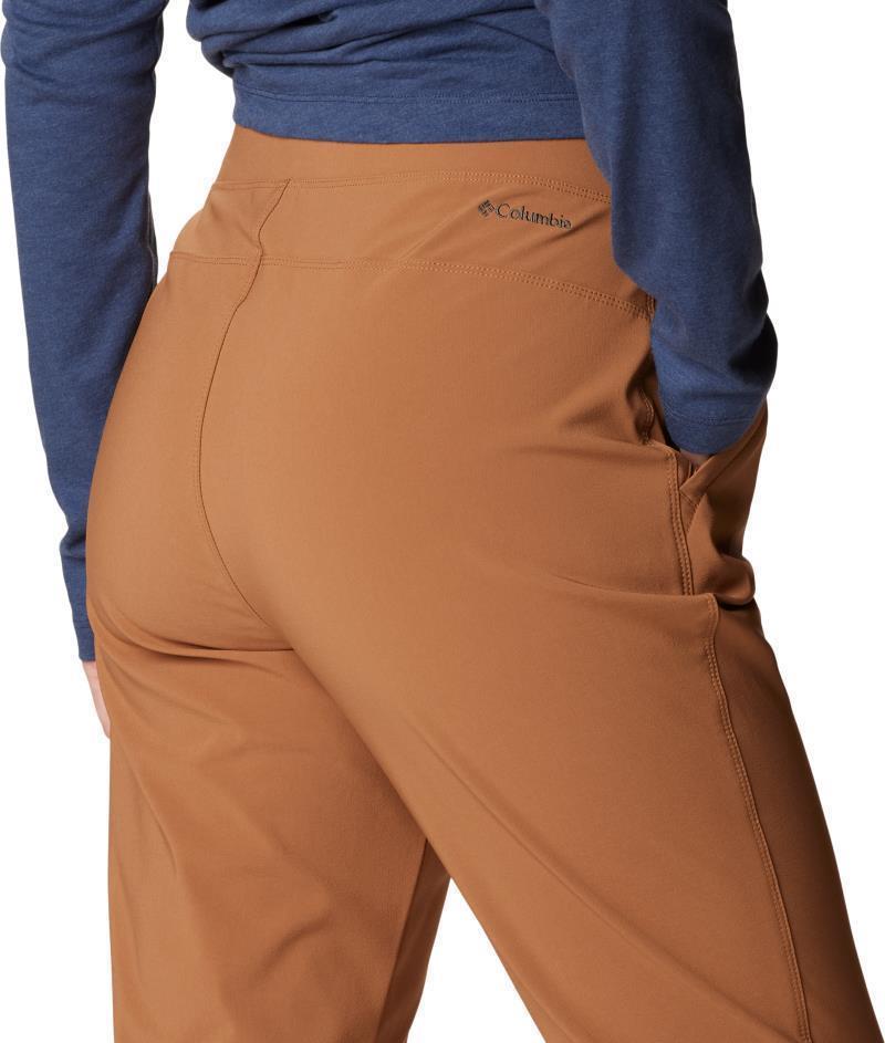 Anytime Slim Pull-On Pants, Reg - Womens - Camel Brown 5