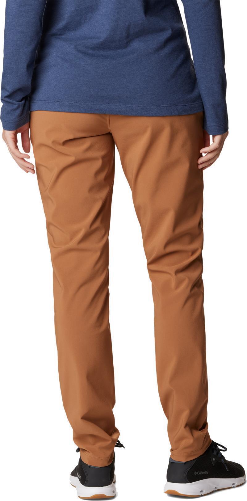 Anytime Slim Pull-On Pants, Reg - Womens - Camel Brown 3