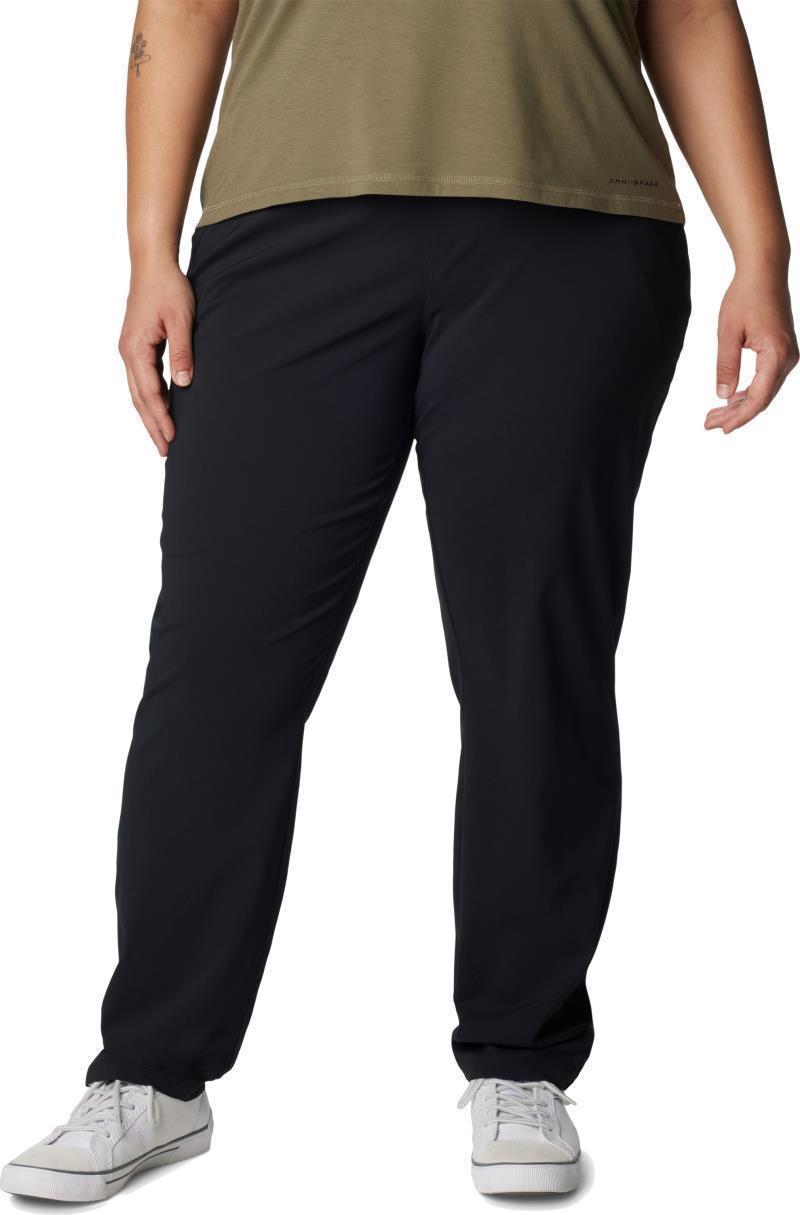 Anytime Slim Pull-On Pants, Short - Plus - Womens - Black 1