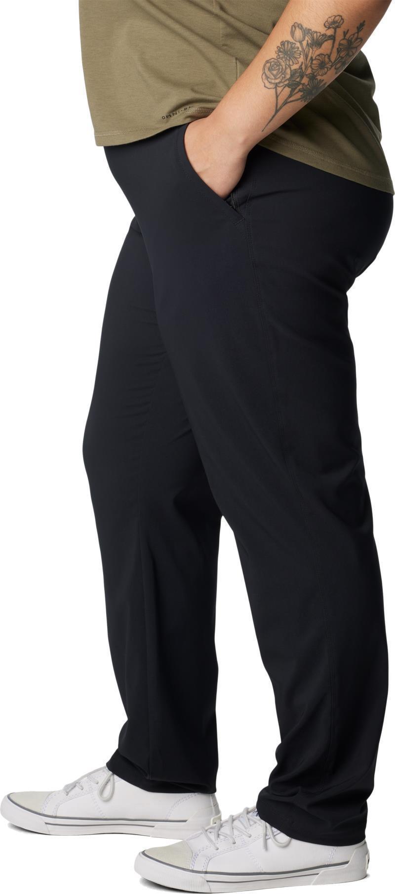 Anytime Slim Pull-On Pants, Short - Plus - Womens - Black 2