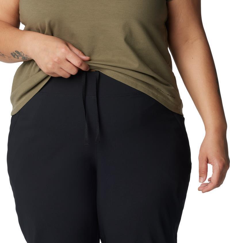 Anytime Slim Pull-On Pants, Short - Plus - Womens - Black 4