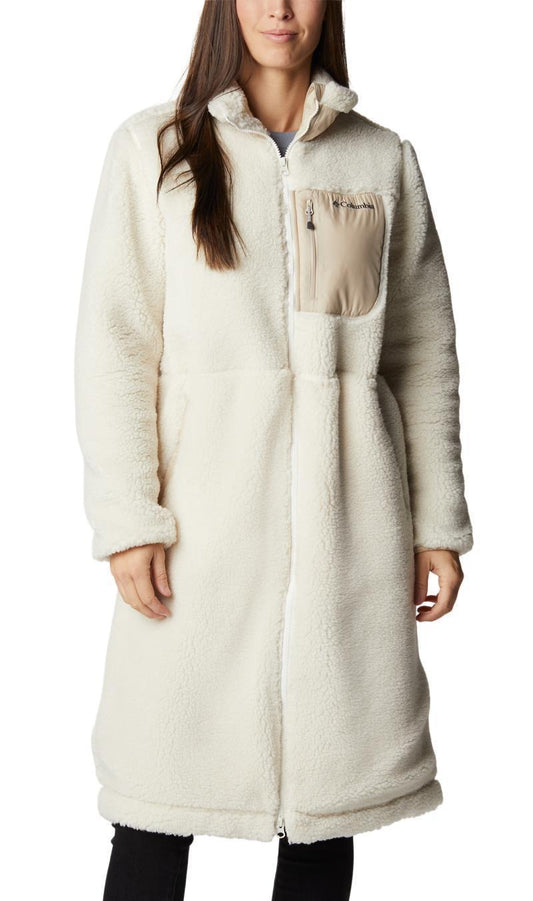 Archer Ridge Long Jacket - Womens - Chalk / Ancient Fossil 1