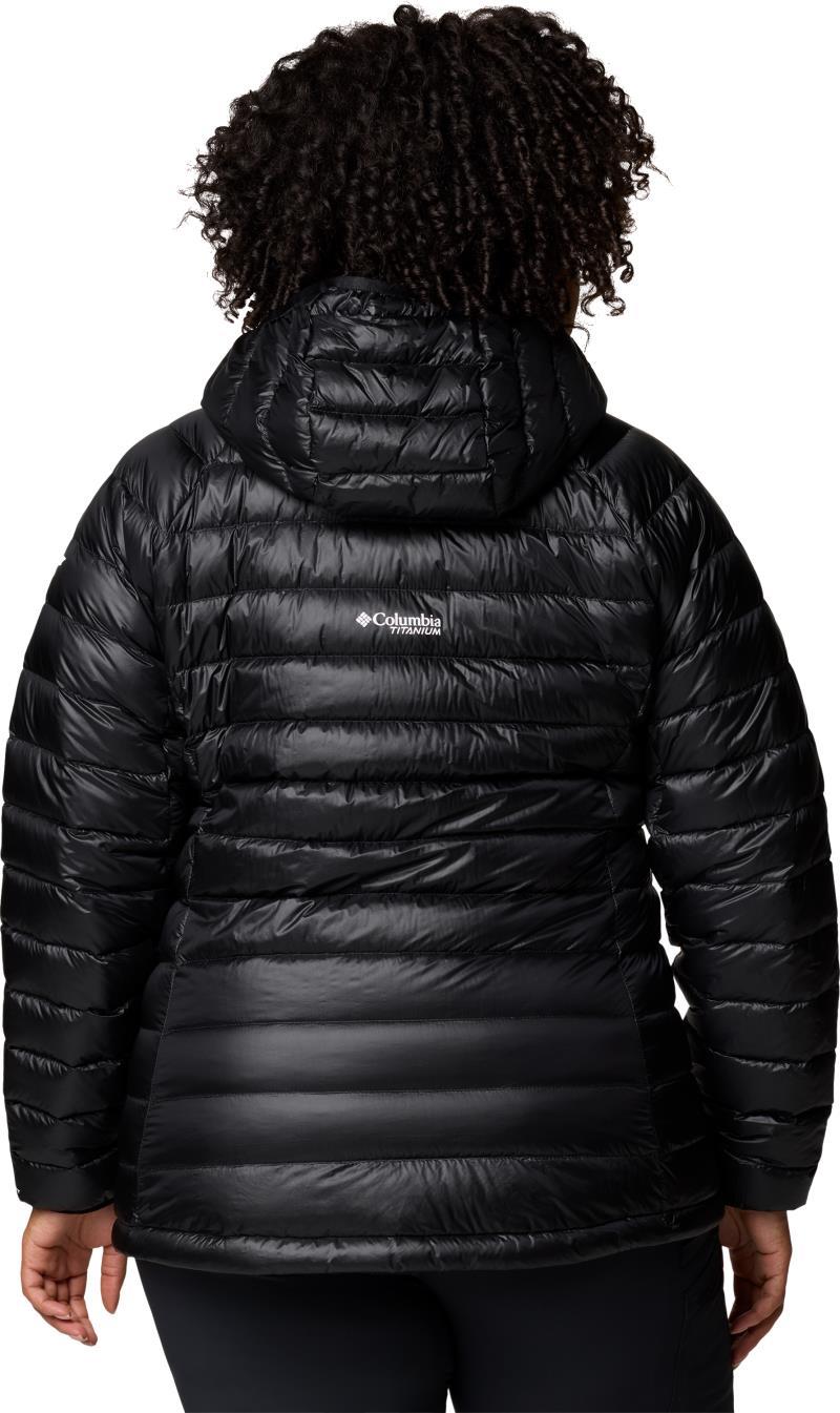 Arctic Crest Down Hooded Jacket, Extended - Womens - Black 3