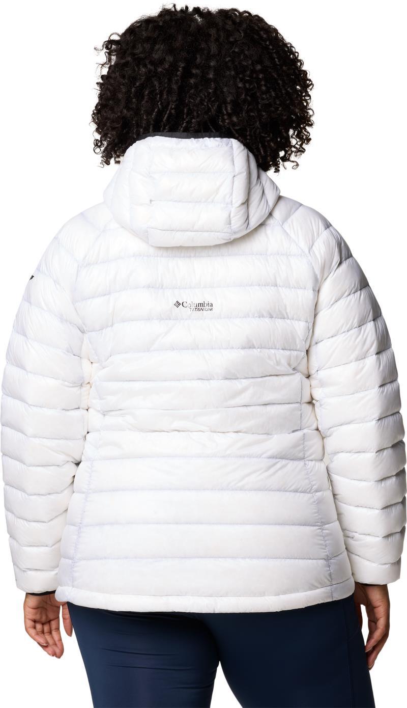 Arctic Crest Down Hooded Jacket, Extended - Womens - White 3