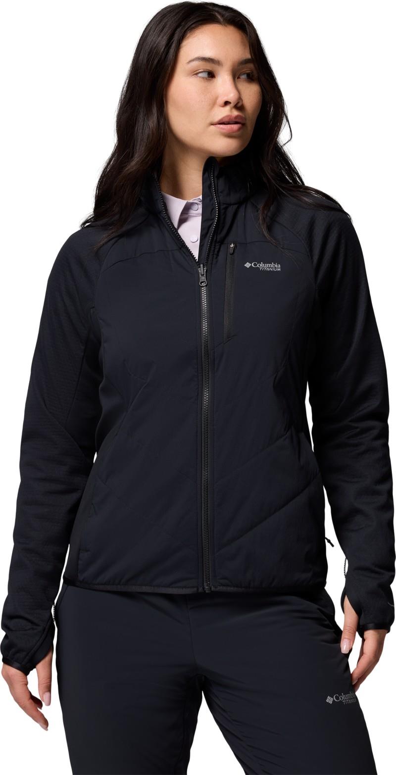 Arctic Crest Hybrid Full-Zip - Womens - black 1