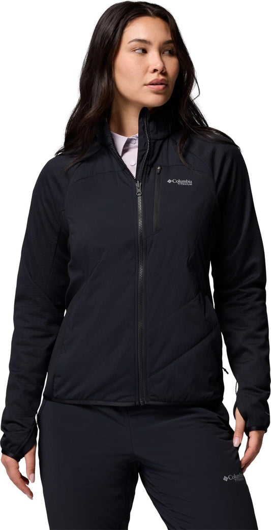 Arctic Crest Hybrid Full-Zip - Womens - black 1