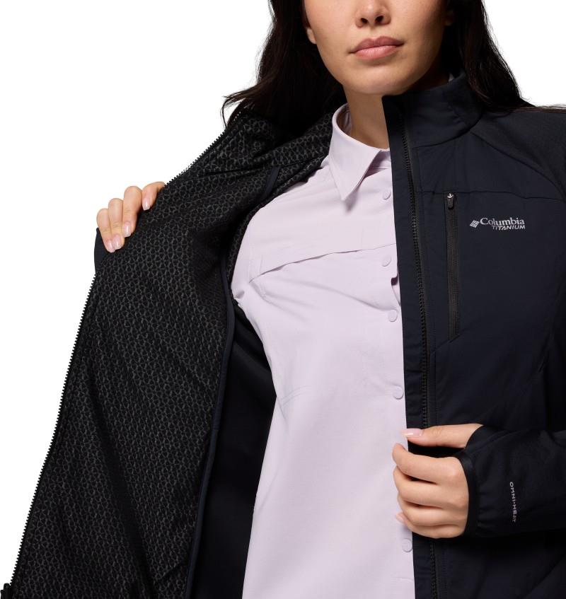 Arctic Crest Hybrid Full-Zip - Womens - black 1