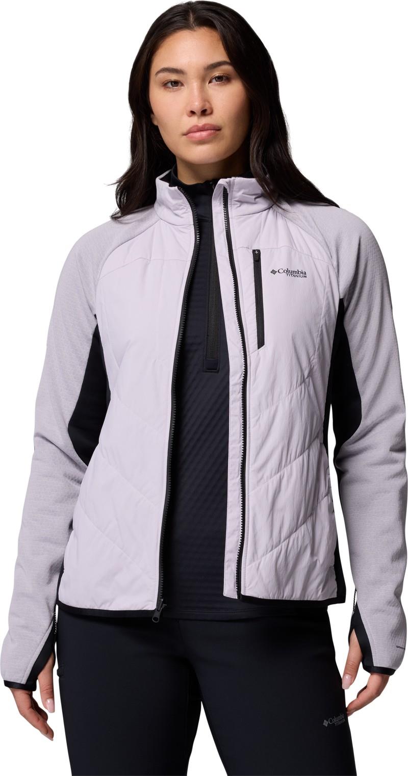 Arctic Crest Hybrid Full-Zip - Womens - lavender pearl / black 1