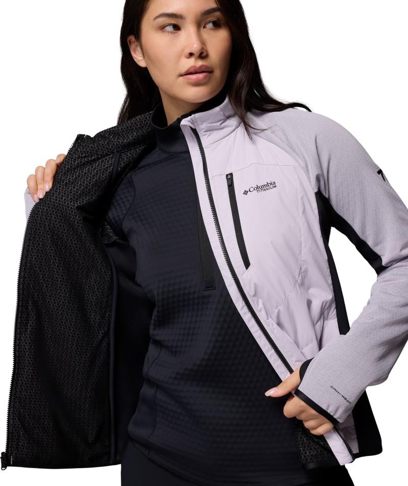 Arctic Crest Hybrid Full-Zip - Womens - lavender pearl / black 1
